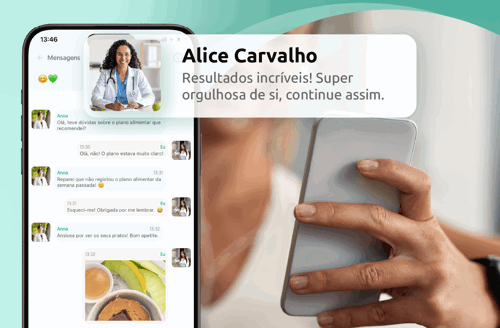 Chat direto com o seu nutricionista